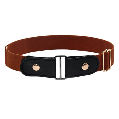 Belt men's and women's elastic belt