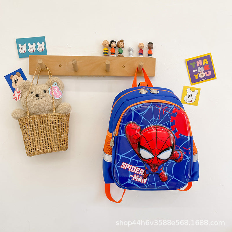 Children's cartoon spiderman backpack