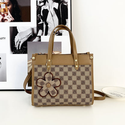 Vintage letter print fashion women's bag