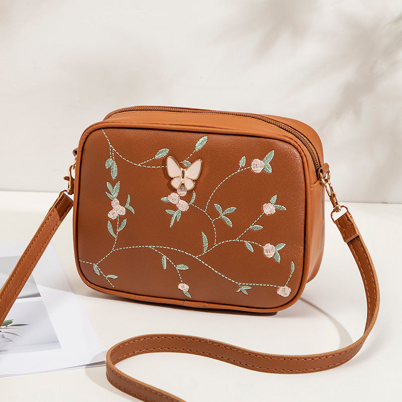 Women's bag embroidered butterfly bag