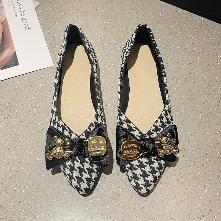 Bow popular women's shoes