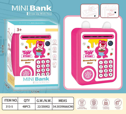 Fingerprint Money Bank, Password Safe for Boys and Girls