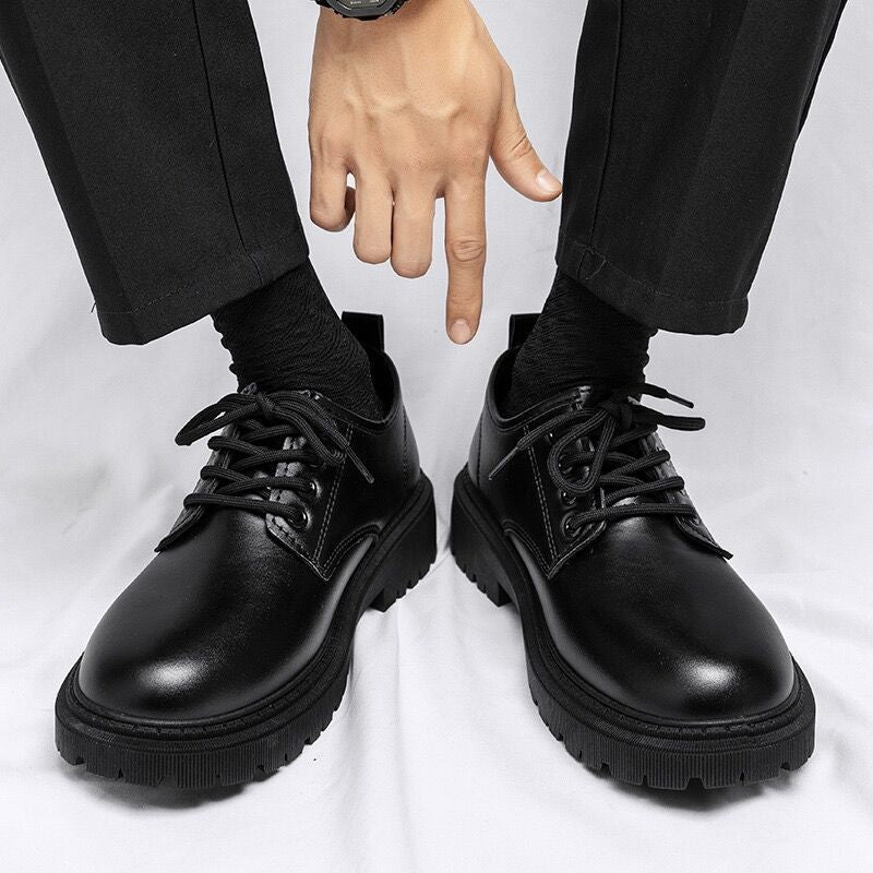 Waterproof Black Business Work Shoes