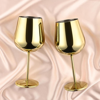 304 stainless steel tall champagne red wine glass