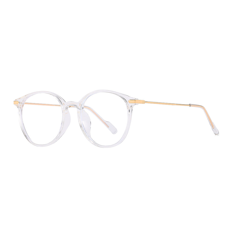 Xiaohongshu Oversized Myopia Glasses Unisex Light Brown