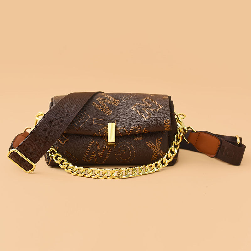 Shoulder strap chain shoulder messenger bag