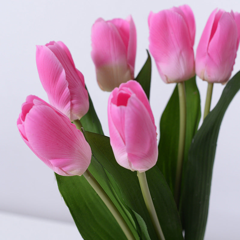 High-end hand-feel moisturizing tulip artificial flower