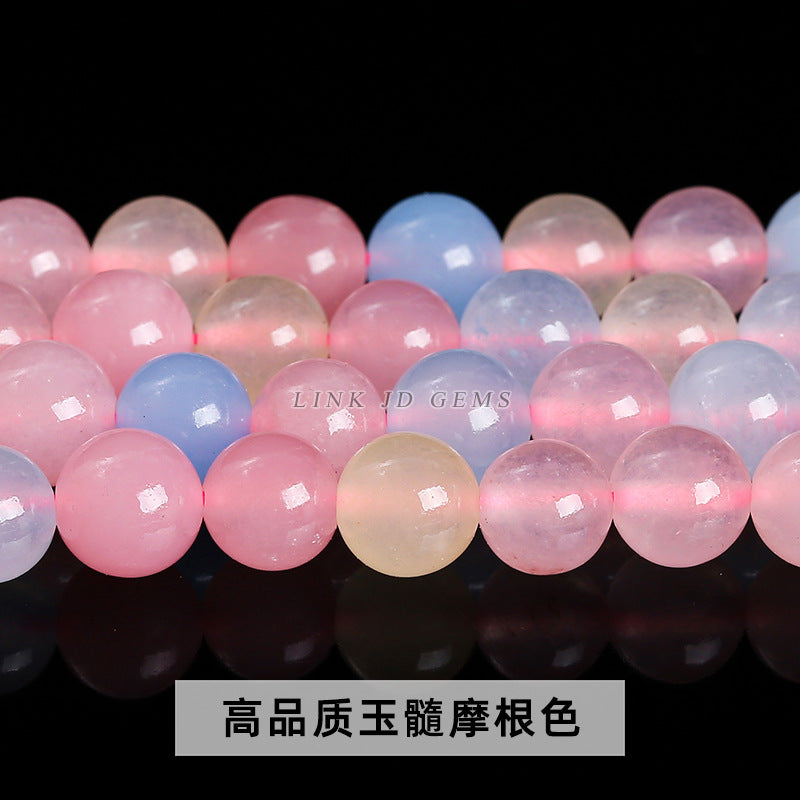 Color jade beads DIY jewelry accessories wholesale