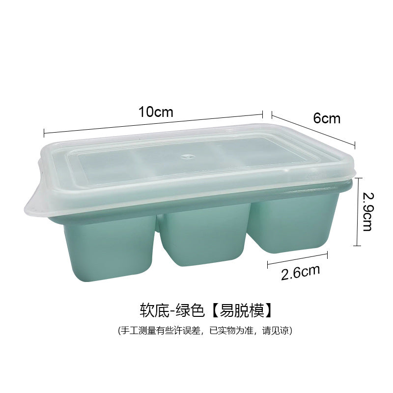 Silicone Ice Cube Tray with Lid