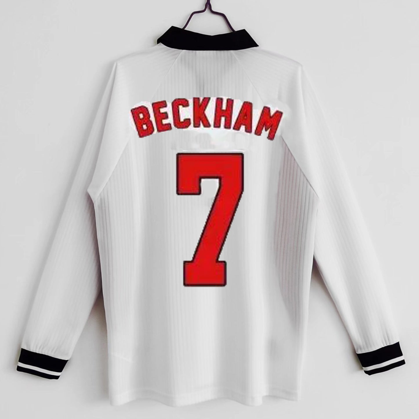 98 World Cup England Home 20 Owen 7 Beckham Gerrard Retro Jersey