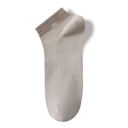 Men's Spring-Summer Thin Breathable Short Cotton Socks