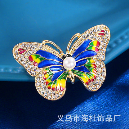 Butterfly brooch enamel craft