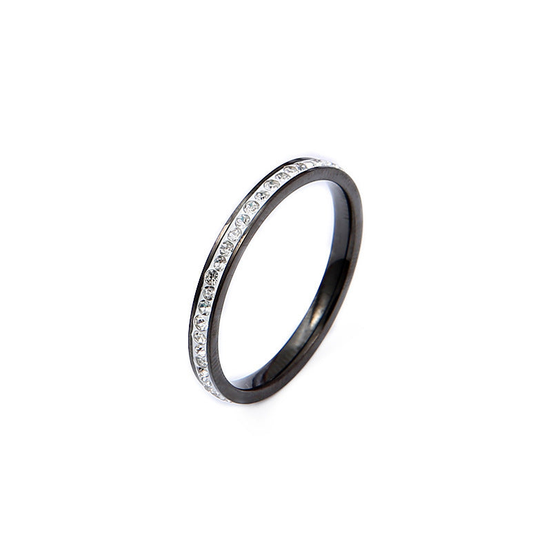 Gypsy titanium steel ring