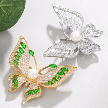 Versatile Butterfly Brooch Buckle