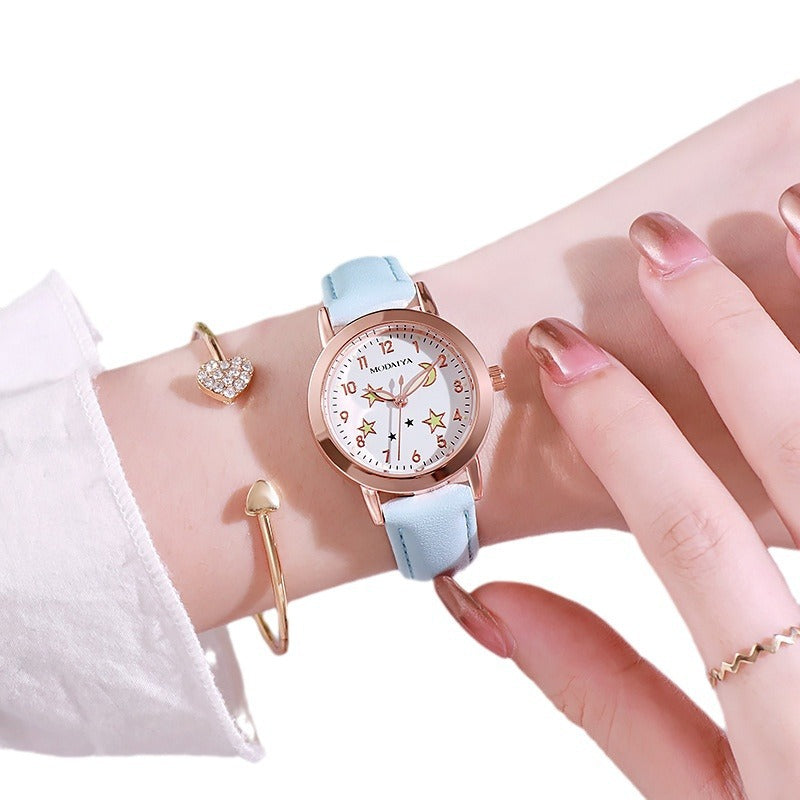 Digital Womens Watch Korean Style Waterproof