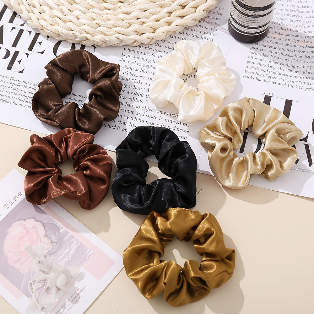 Women's large hair band solid color hair accessories