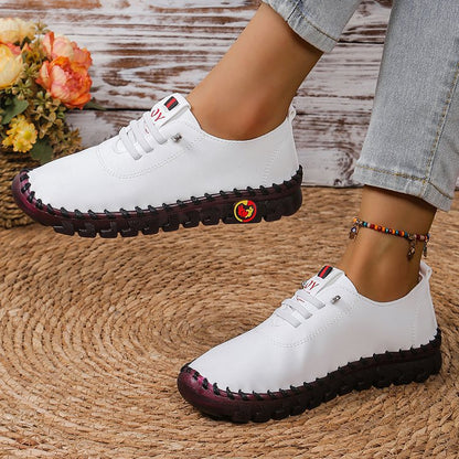 Simple women's shoes with beef tendon soles