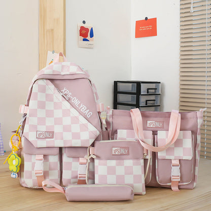 Handbag backpack bag 4 piece set school bag