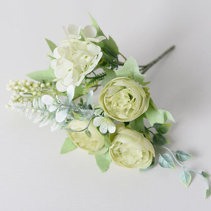 Dreamy peony artificial flower wedding bouquet