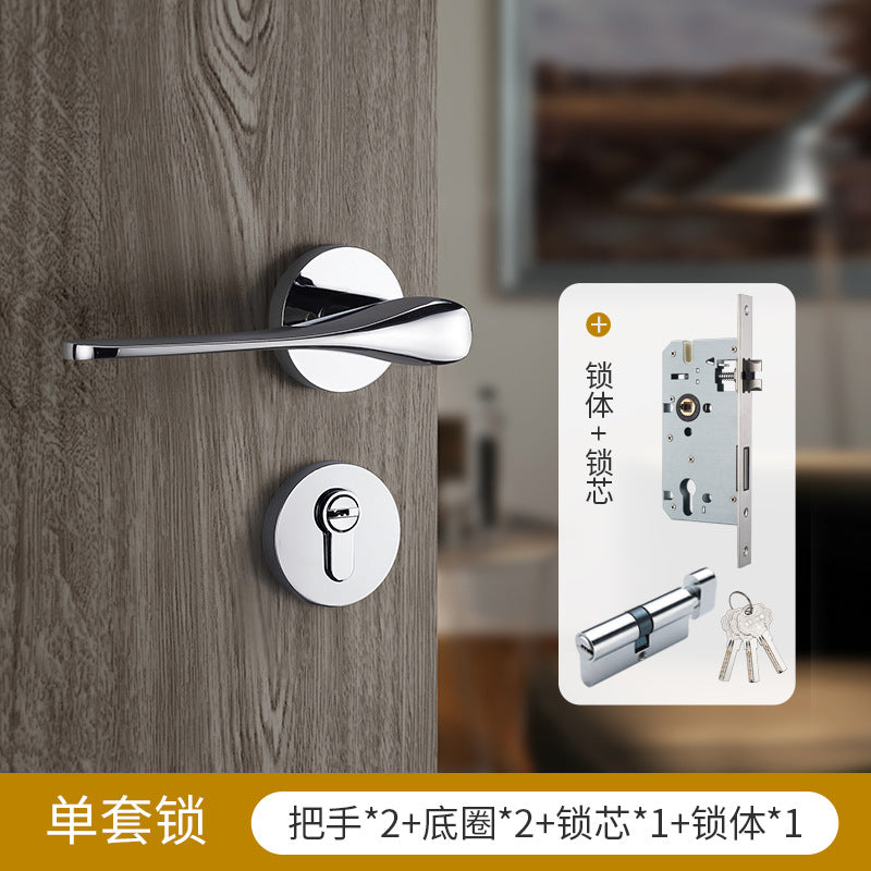 fashion Brass silent door lock