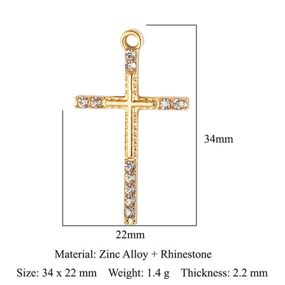 Alloy pendant dolphin snake cross