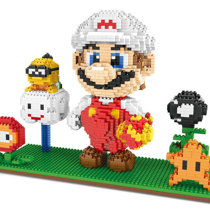 Mario Scene Micro Brick Set, Children's DIY Building Toy