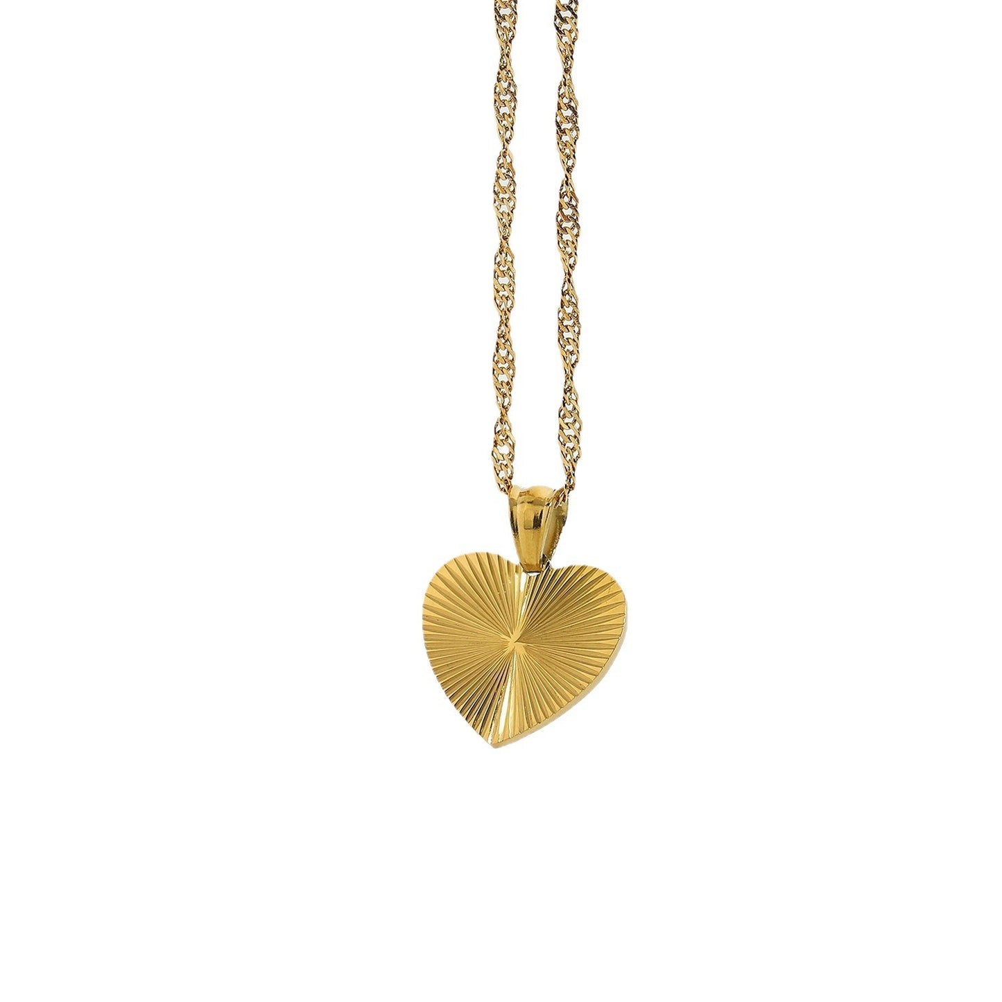 women's heart necklace