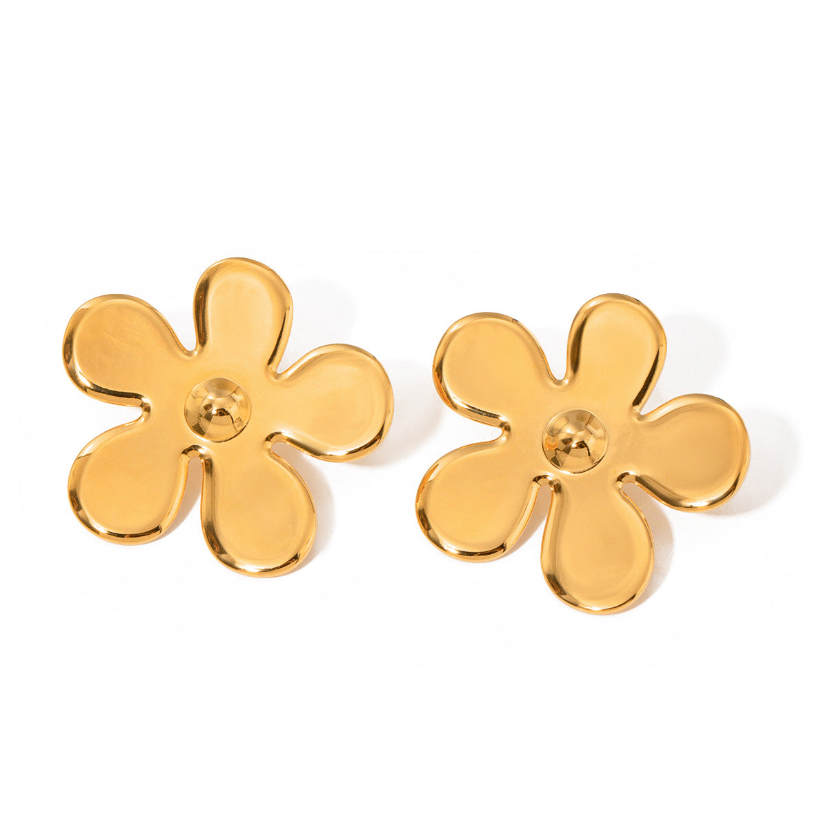 Glossy Flower Earrings