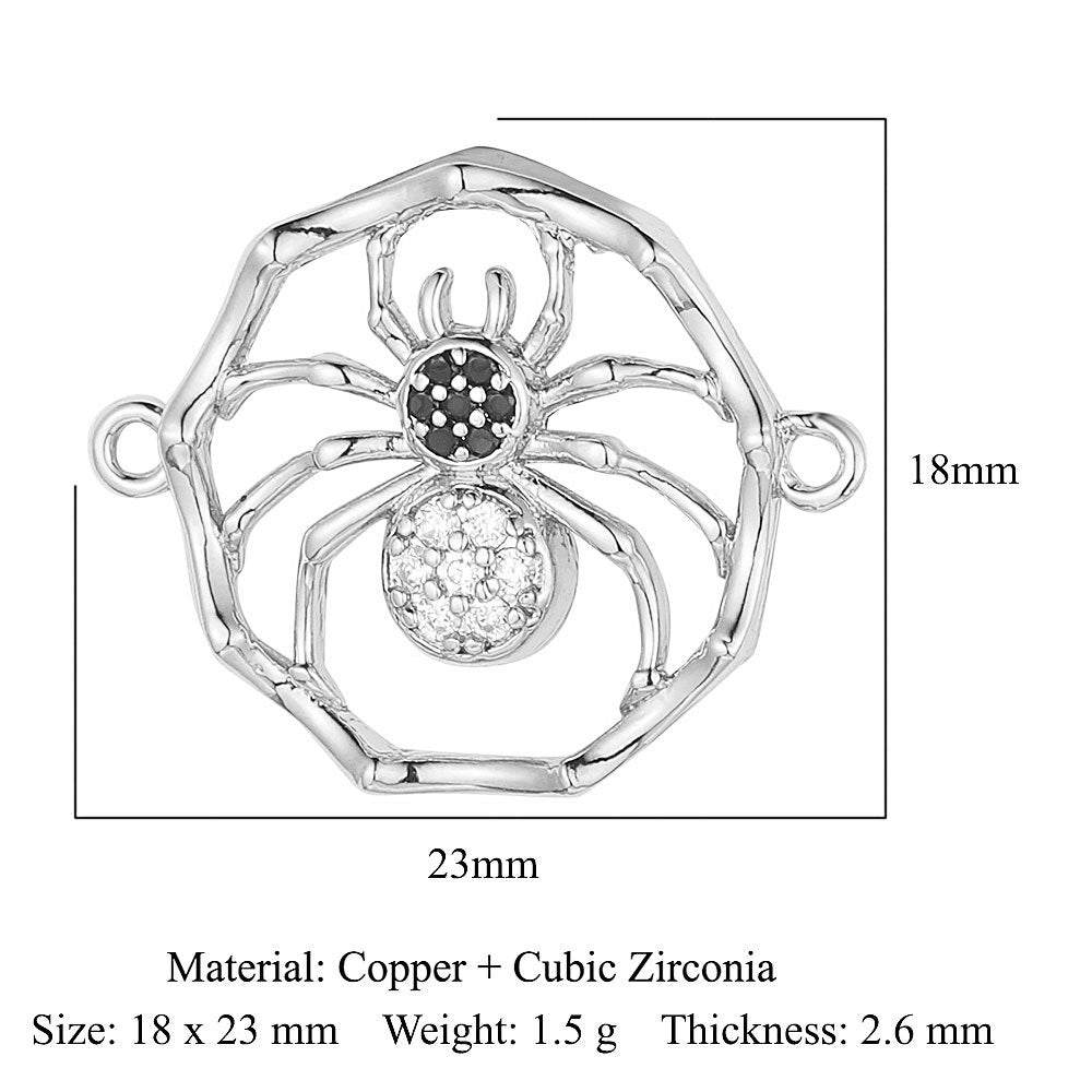 Angel Star Moon Copper Zircon Connection Accessories