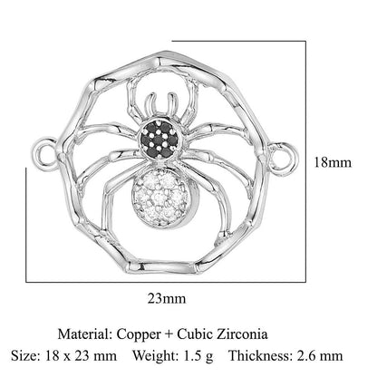 Angel Star Moon Copper Zircon Connection Accessories