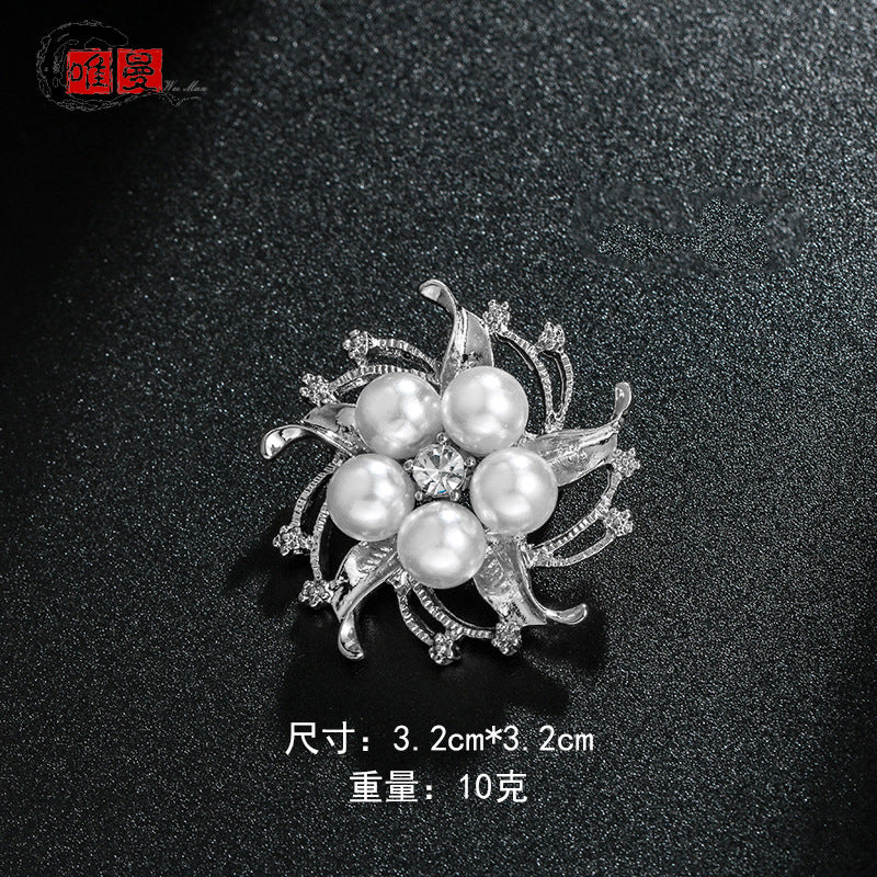 Accessories Butterfly Pearl Brooch