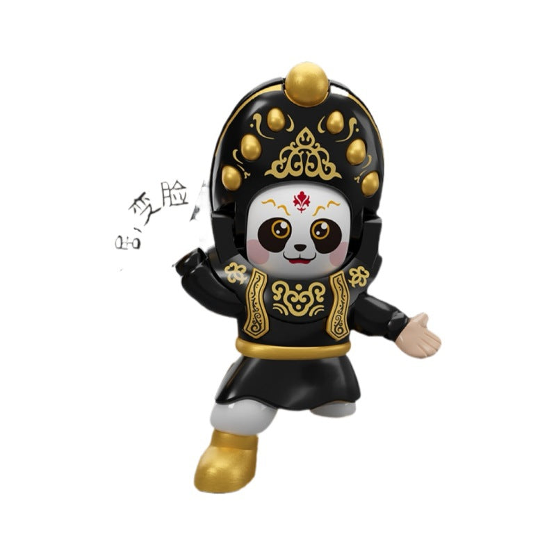 Sichuan Opera Face-Changing Doll, Traditional Chinese Peking Opera Mask Toy