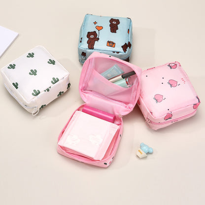 Cute Cartoon Menstrual Pad Organizer