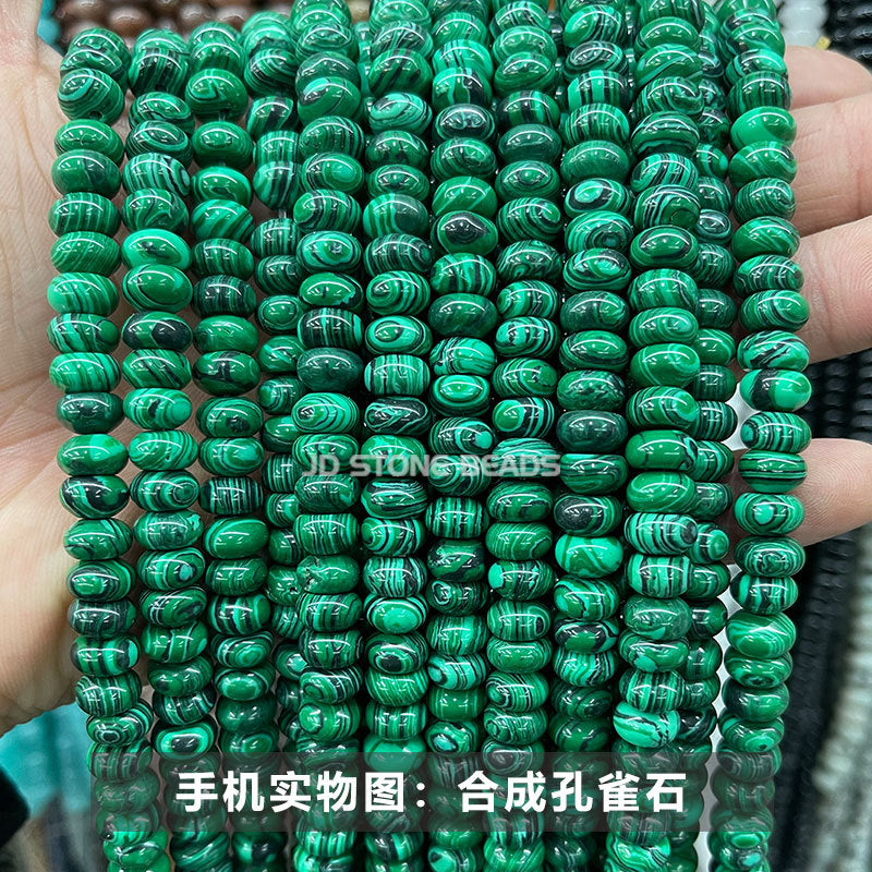 8 * 4Mm natural stone chalcedony abacus beads loose beads