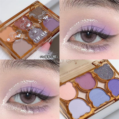 Paleta de sombras de ojos de 6 colores Swan Ballet 