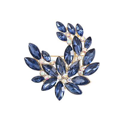 Crystal brooch high-end gift