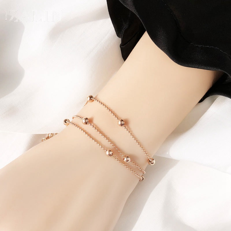 Bracelet multi-layer female winding