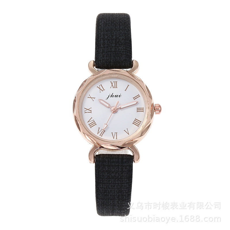 Reloj de cuarzo para mujer con esfera romana de estilo coreano 