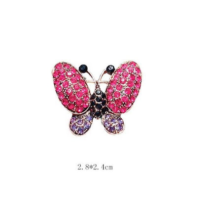 Rose Butterfly Brooch