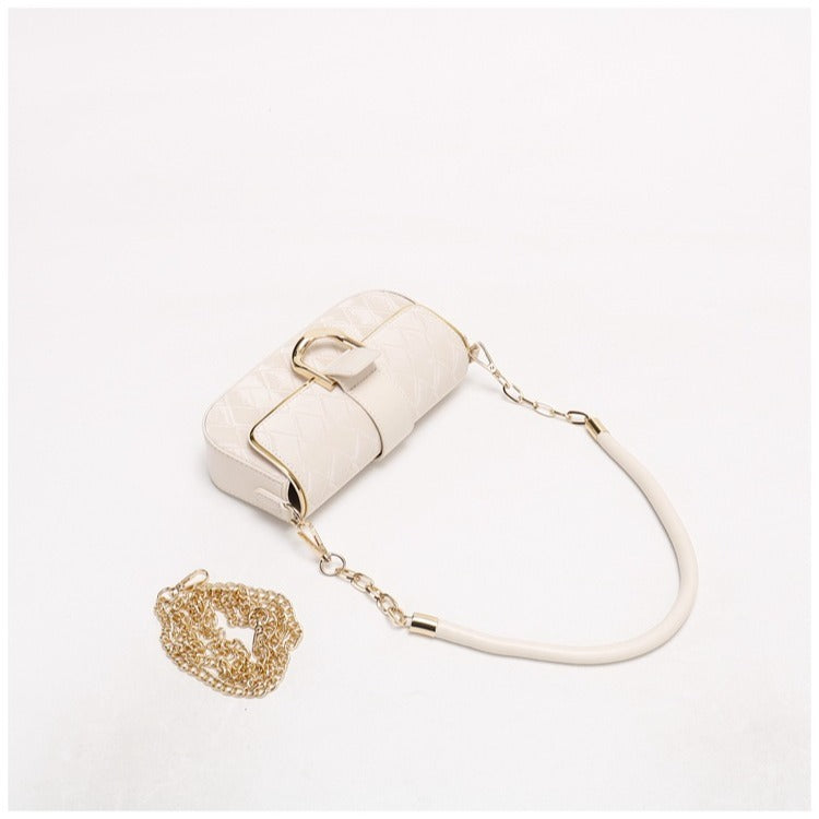 Diamond chain shoulder crossbody bag trendy