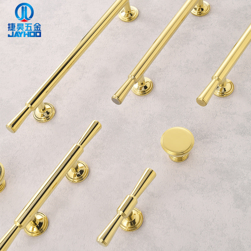 Electroplated French Gold Brass Handle