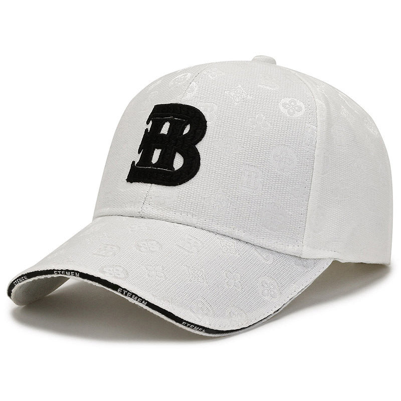 Extended Brim Korean Style Baseball Cap