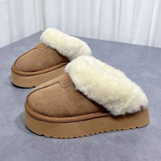 Mao Mao cotton slippers women's outer wear