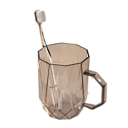 Geometric Mouthwash Cup with Handle