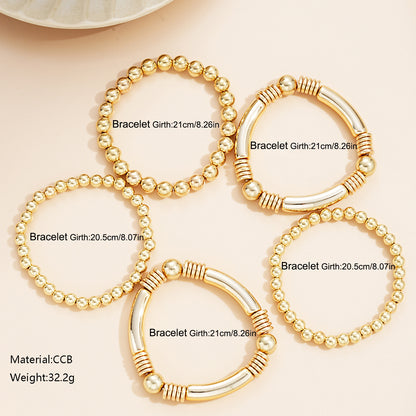 Personalized stacking elastic bracelet jewelry wholesale