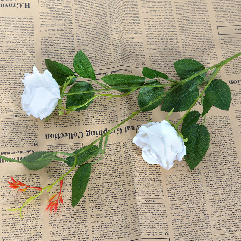 2 artificial roses