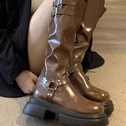 Brown boots