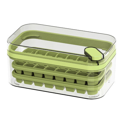 One-touch ice tray