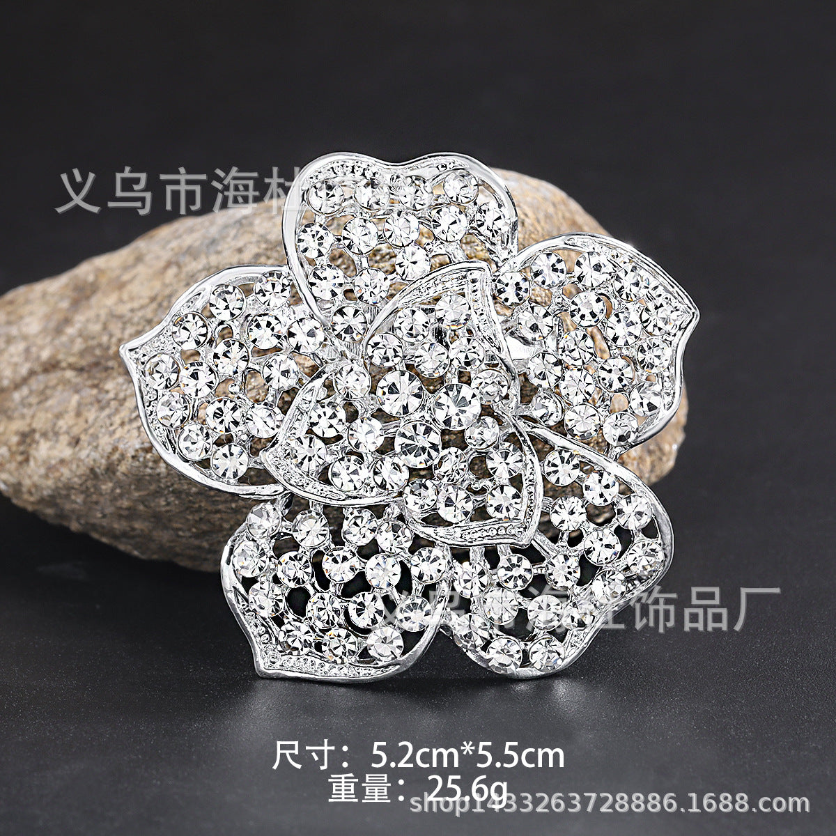 Alloy Rhinestone Brooch Pin fashion