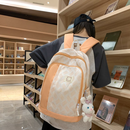 Student backpack, simple and versatile backpack